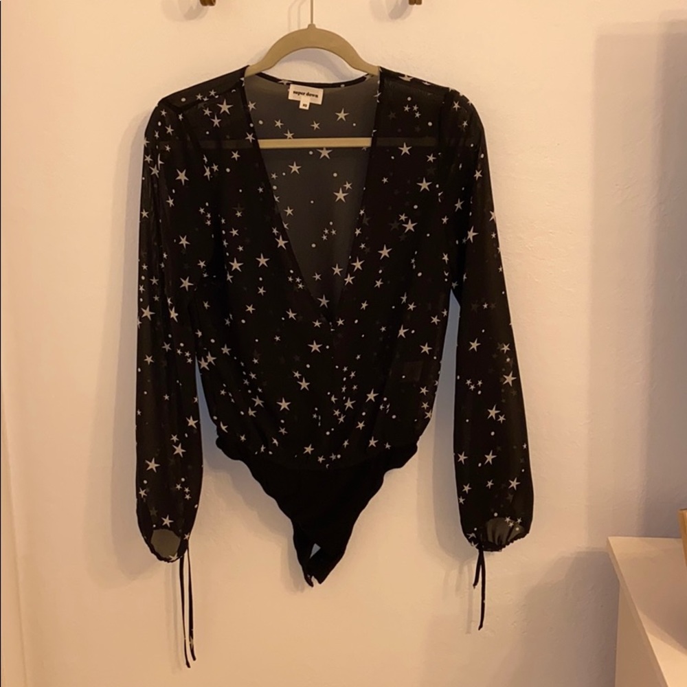 Super down bodysuit